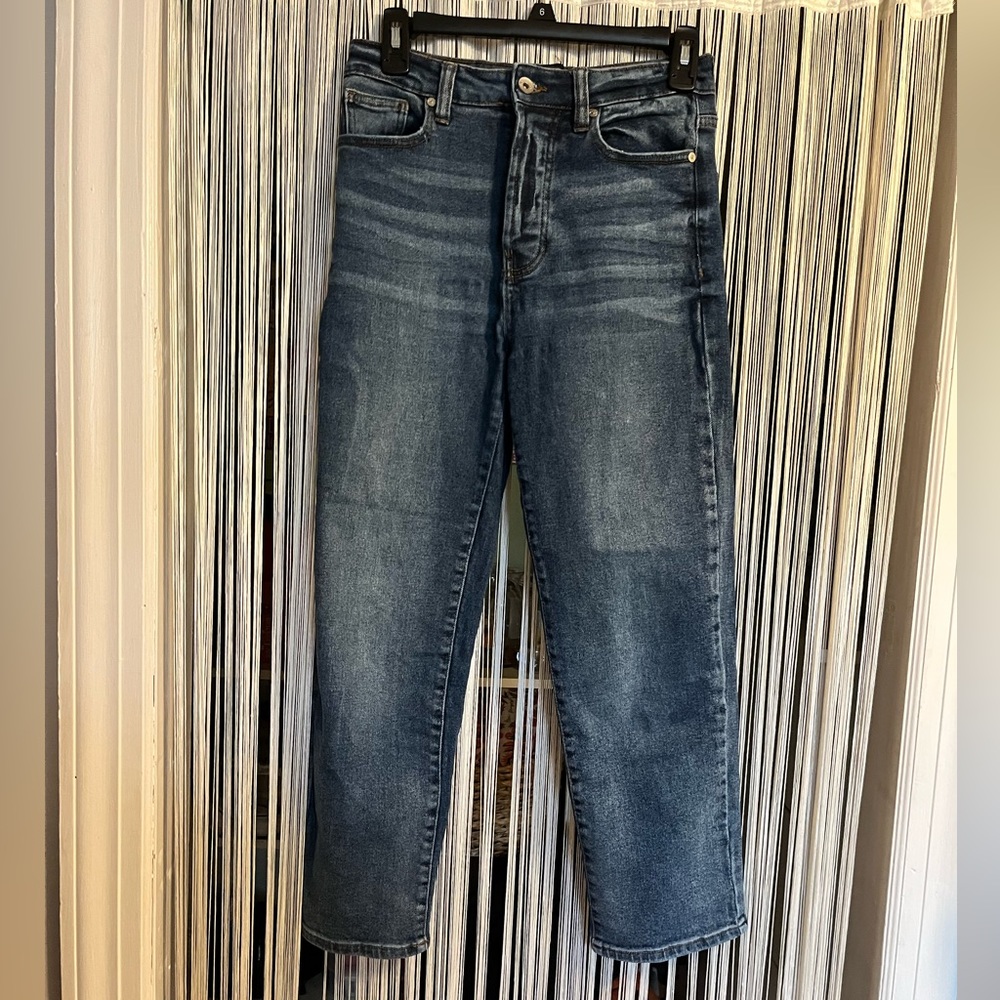 High Rise Straight Leg Jean